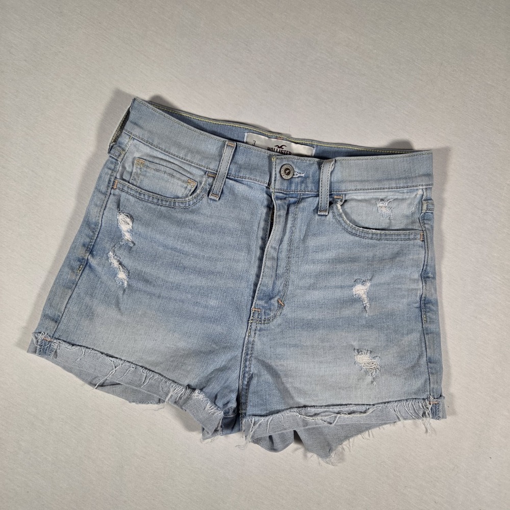 Hollister Jean Shorts Womens 3 W26 Cutoff High Rise Denim
